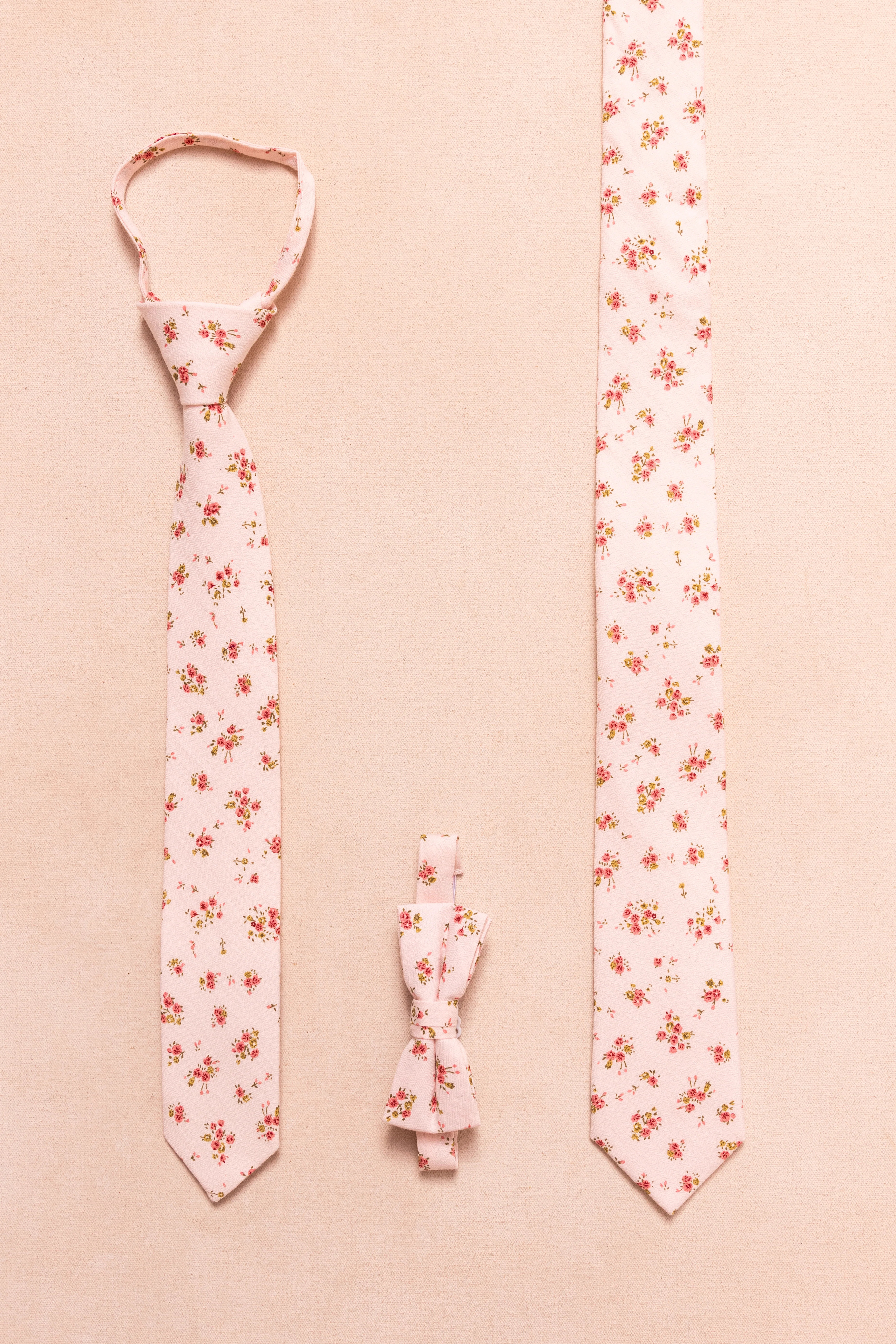 Ties in Madeline Pink Floral | Ivy City Co