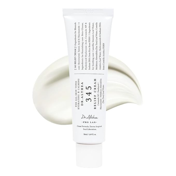 Dr.Althea 345 Relief Cream | Moisturizer for Soothing Recovery and Blemish Care with PDRN & Niaci... | Amazon (US)