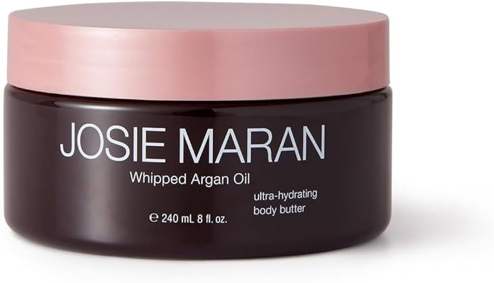 Josie Maran Whipped Argan Oil Body Butter (8 fl. oz) - Nourishing Body Butter- Quick-Absorbing Mo... | Amazon (US)