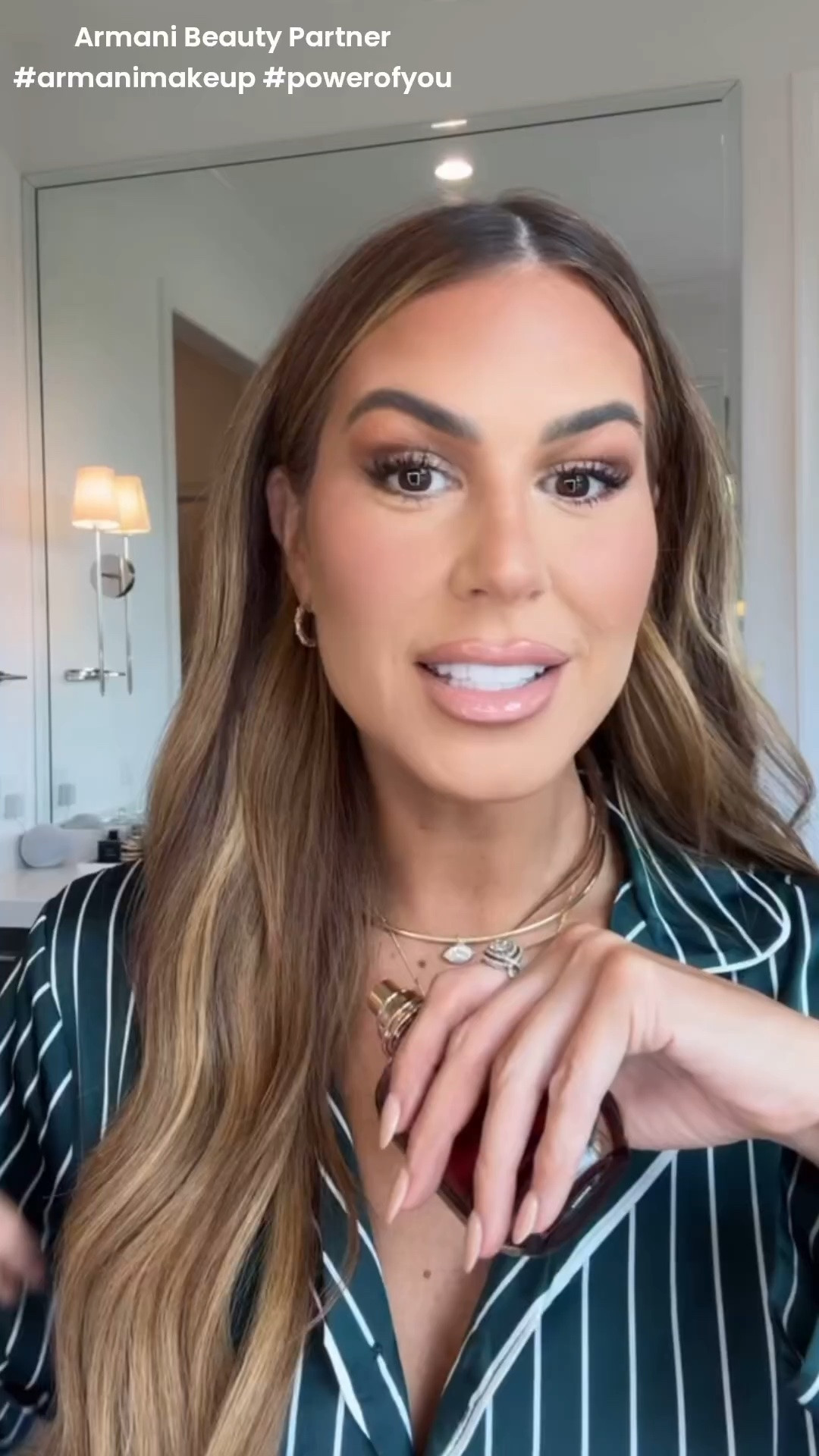 loving my @Armanibeauty luminous silk foundation!  The perfect foundation for flawless, glowy skin that never looks cakey!  I’m in shade 6.5  @sephora #armanimakeup #powerofyou