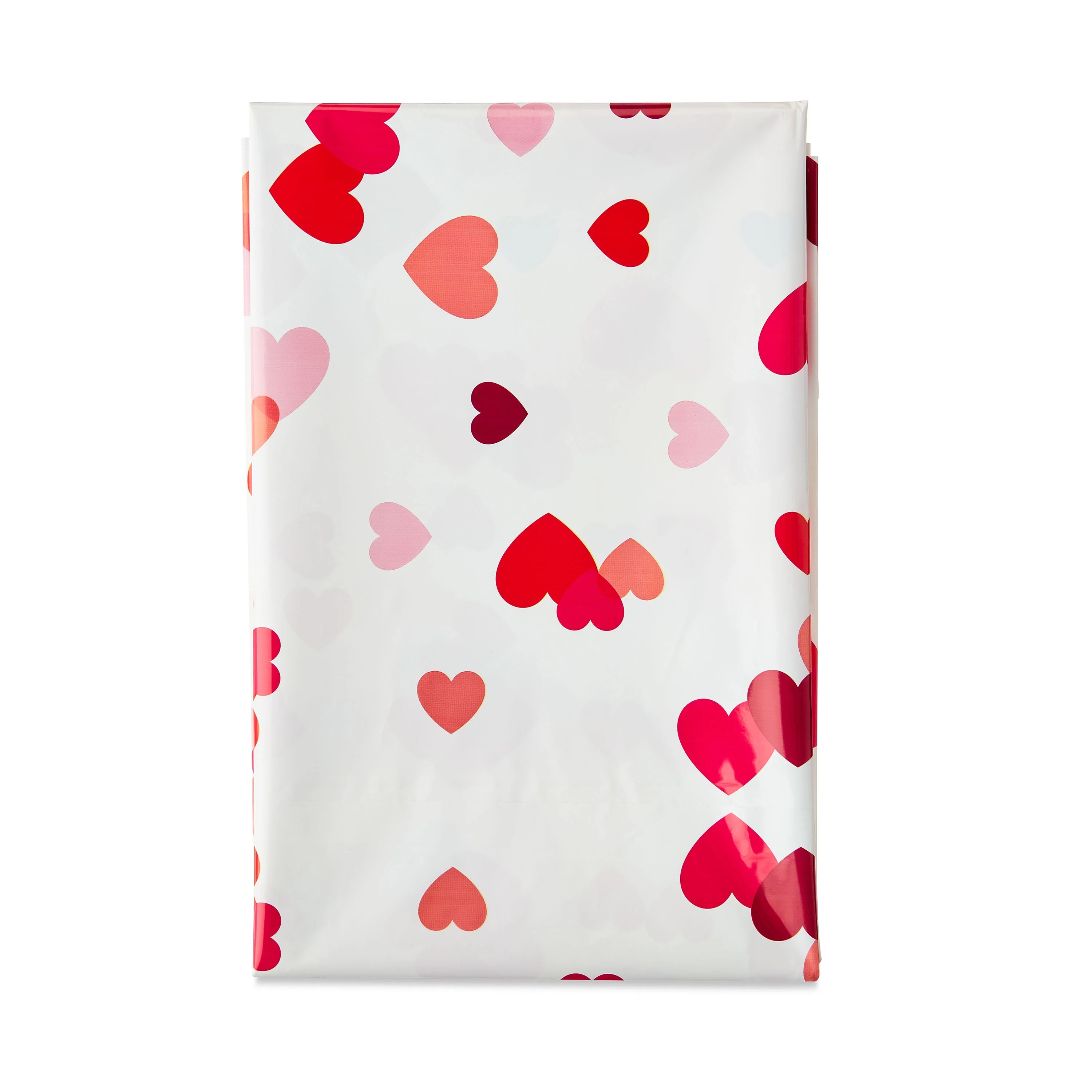Valentine's Day Multicolor Hearts Table Cover, 54 in x 84 in, by Way To Celebrate | Walmart (US)