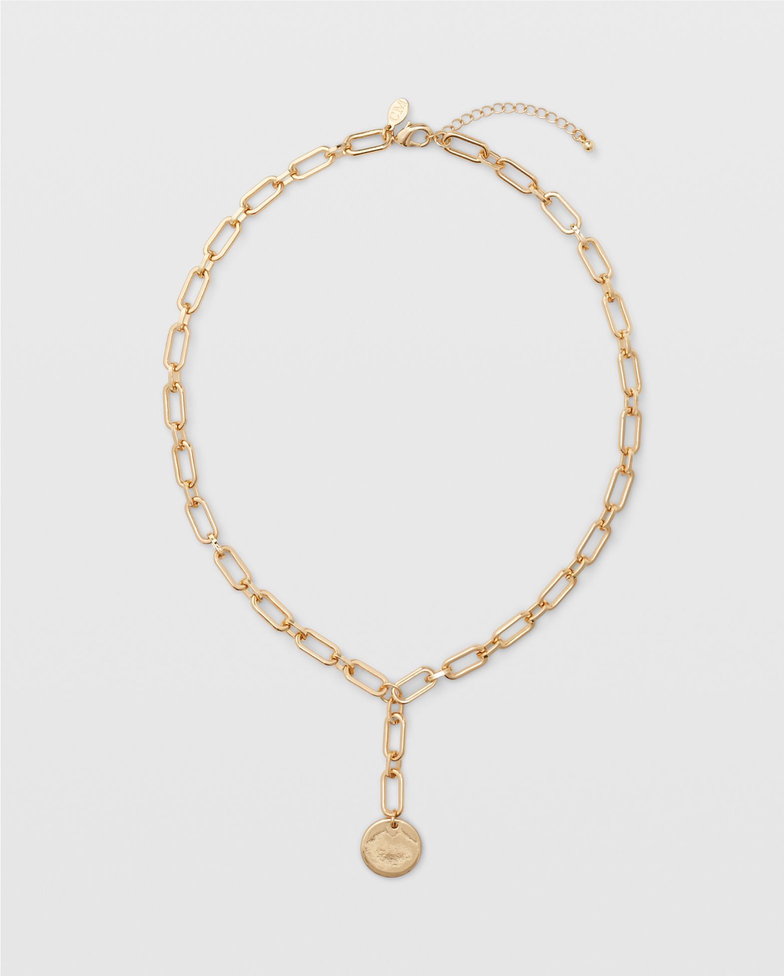 Chunky Lariat Chain Necklace | Club Monaco (Global)