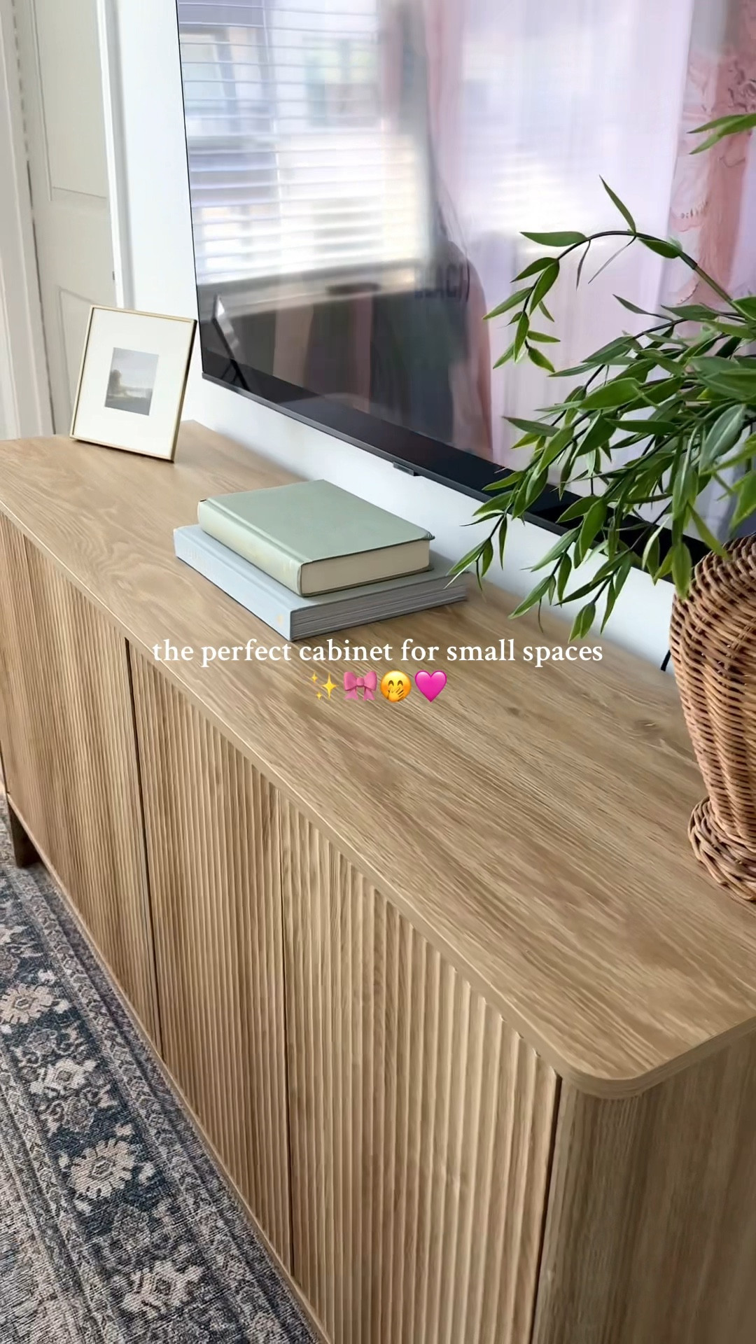 cabinet for small spaces / sideboard / fluted furniture / tv stand / media cabinet / living room furniture / bedroom furniture / storage cabinet

#LTKHome #LTKSaleAlert