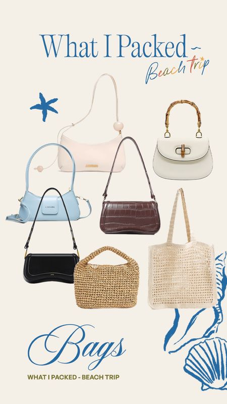 Bags I packed for our beach trip🥥🫶🏼🌴 #handbag #beachbag #amazon 

#LTKtravel #LTKitbag #LTKstyletip