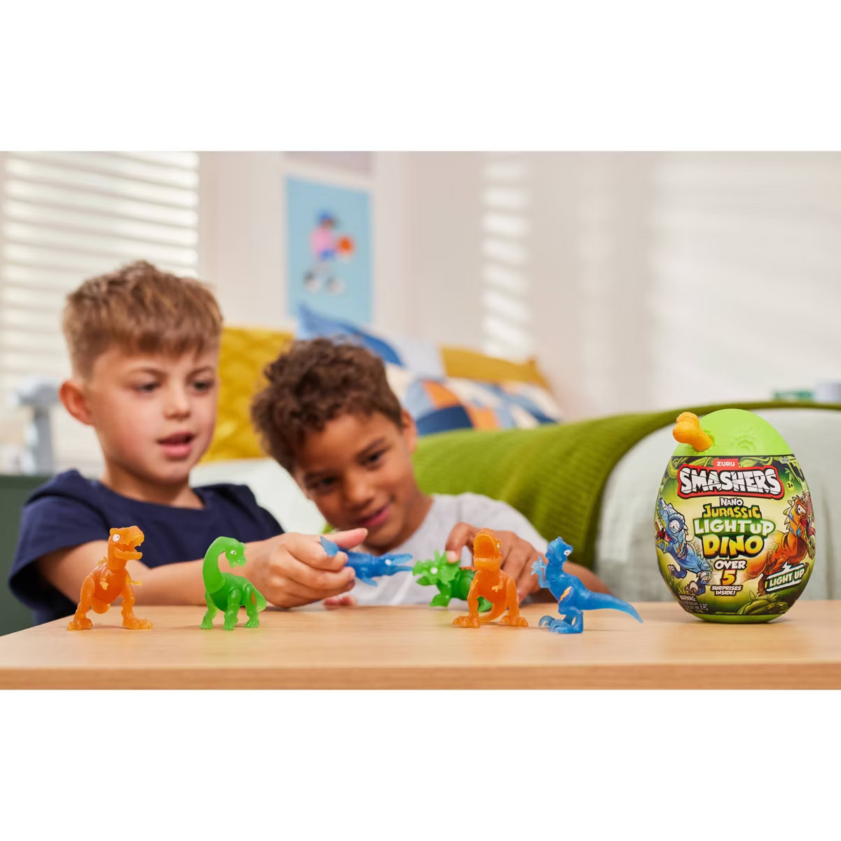 Smashers Jurassic Nano Figure: Dinosaur Toy, Plastic Animal Figures, 3 Pieces | Target