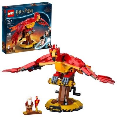 LEGO Harry Potter Fawkes, Dumbledore&#39;s Phoenix 76394 Building Kit | Target