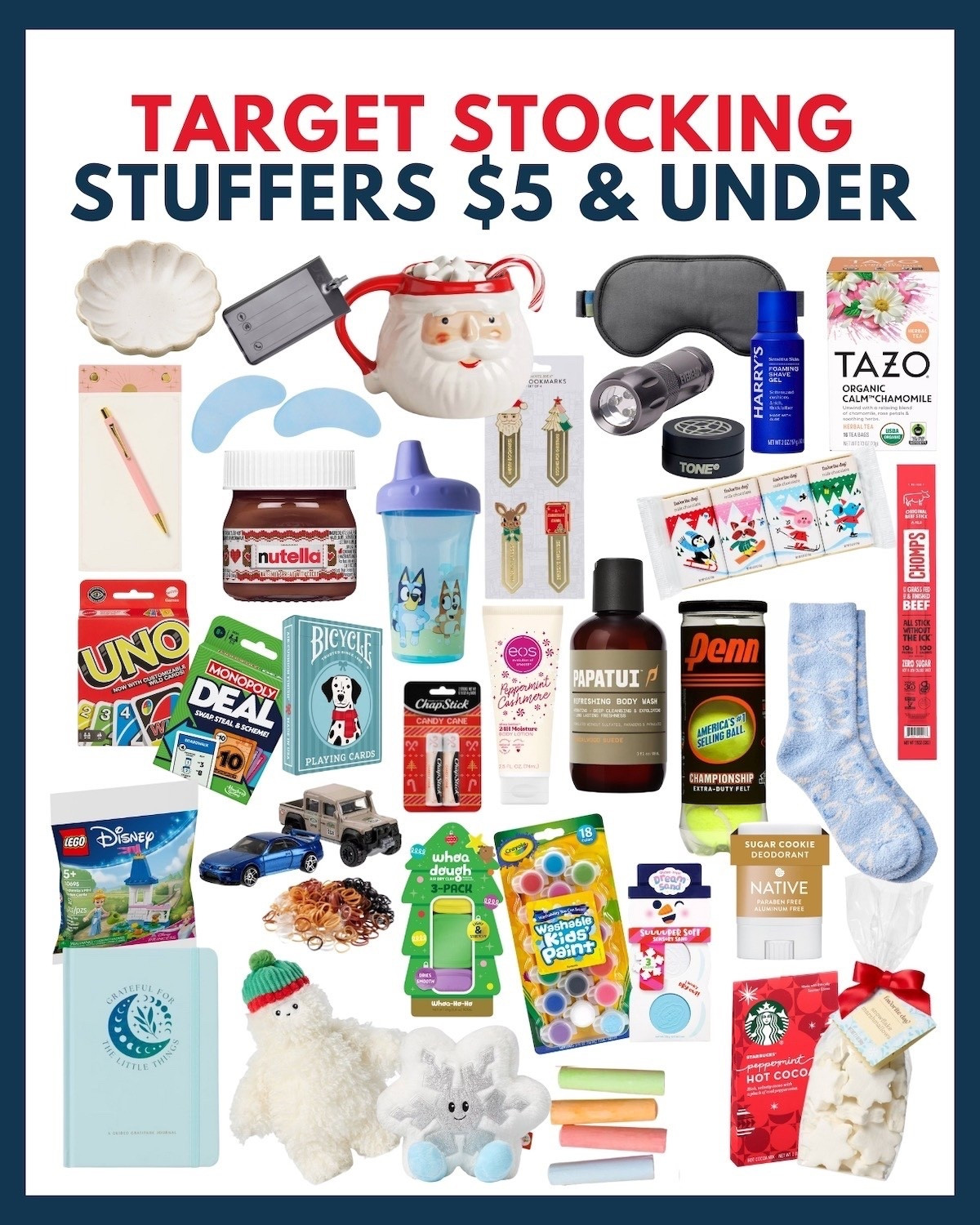 Target has tons of stocking stuffers $5 and under for everyone on your list! 🎁😍🧦🎅🏼 Shop our top picks and get that list checked off now! 

#LTKHoliday #LTKGiftGuide #LTKSeasonal