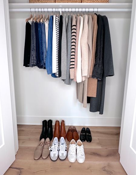 My Classic Neutral Capsule Wardrobe for Winter 2023 ❄️ I included classic foundation pieces with a bit of French Minimalist style.  The colors are black, gray, white/ivory, oat, tan and denim. 

All shopping links are in the blog post.