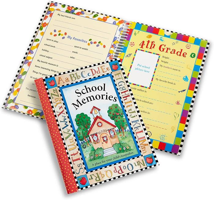 Deluxe School Memories Keepsake Photo Album Scrapbook from Preschool Through 12th Grade | Amazon (US)