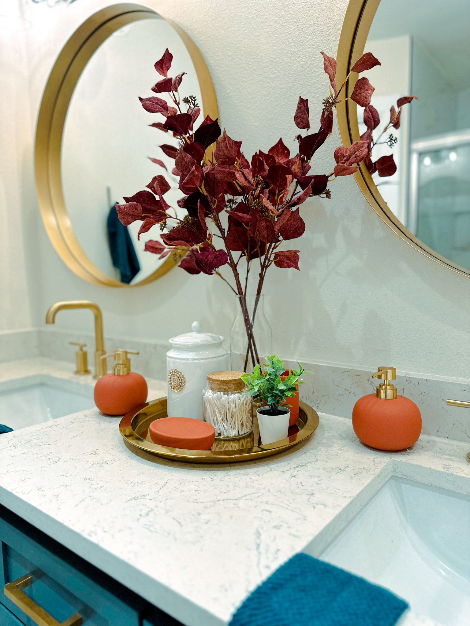 Gold mirrors perfect for any bathroom

#LTKsalealert #LTKhome #LTKHoliday