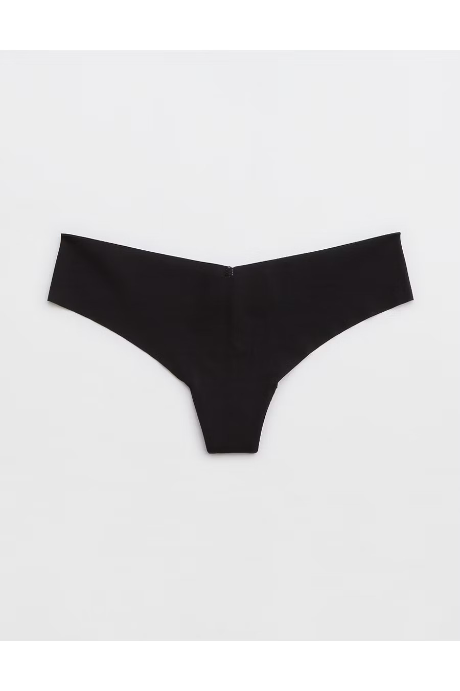 SMOOTHEZ No Show Thong Underwear Women's True Black M | Aerie