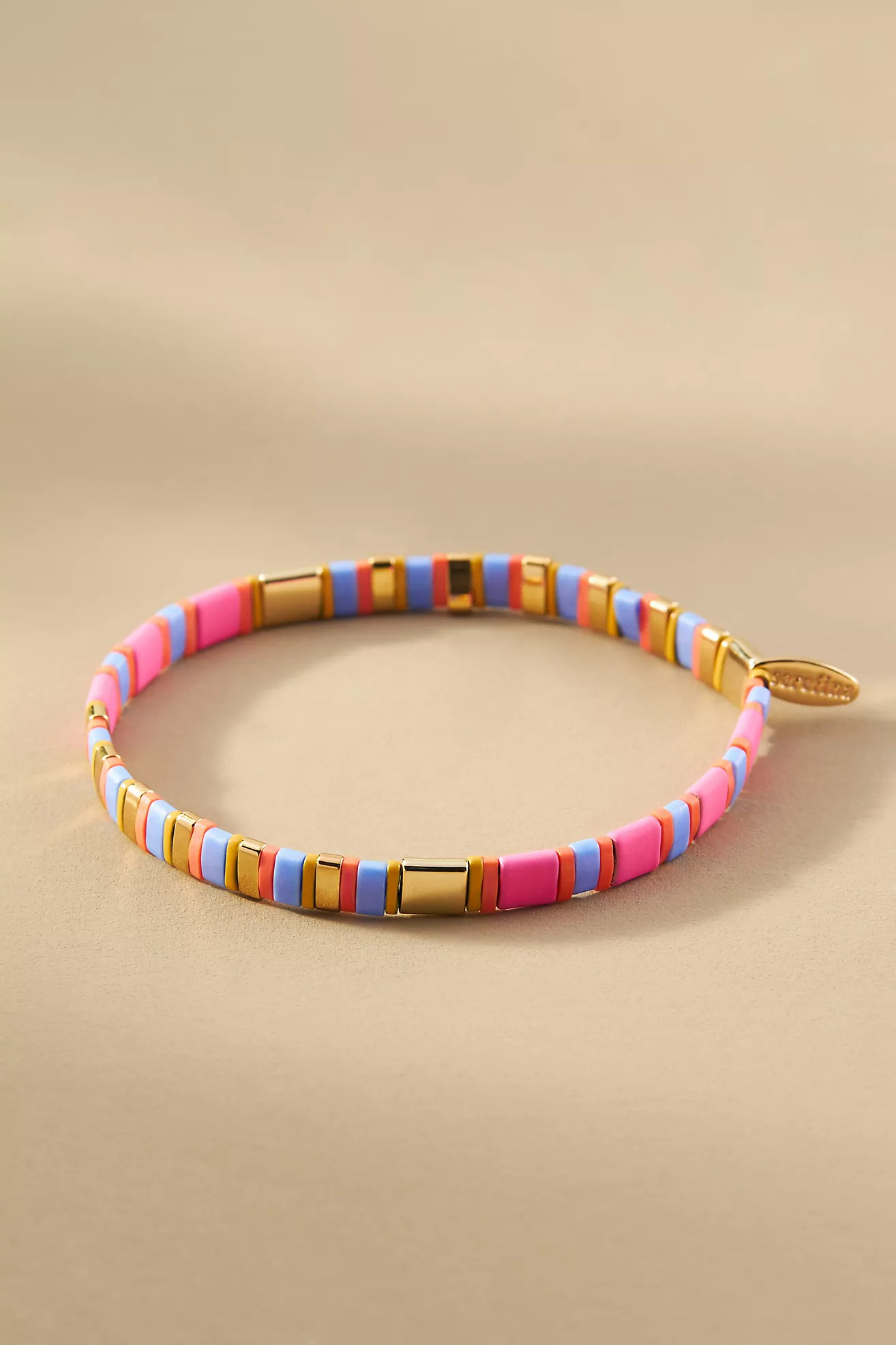 Colorful Beaded Chicklet Bracelet | Anthropologie (US)