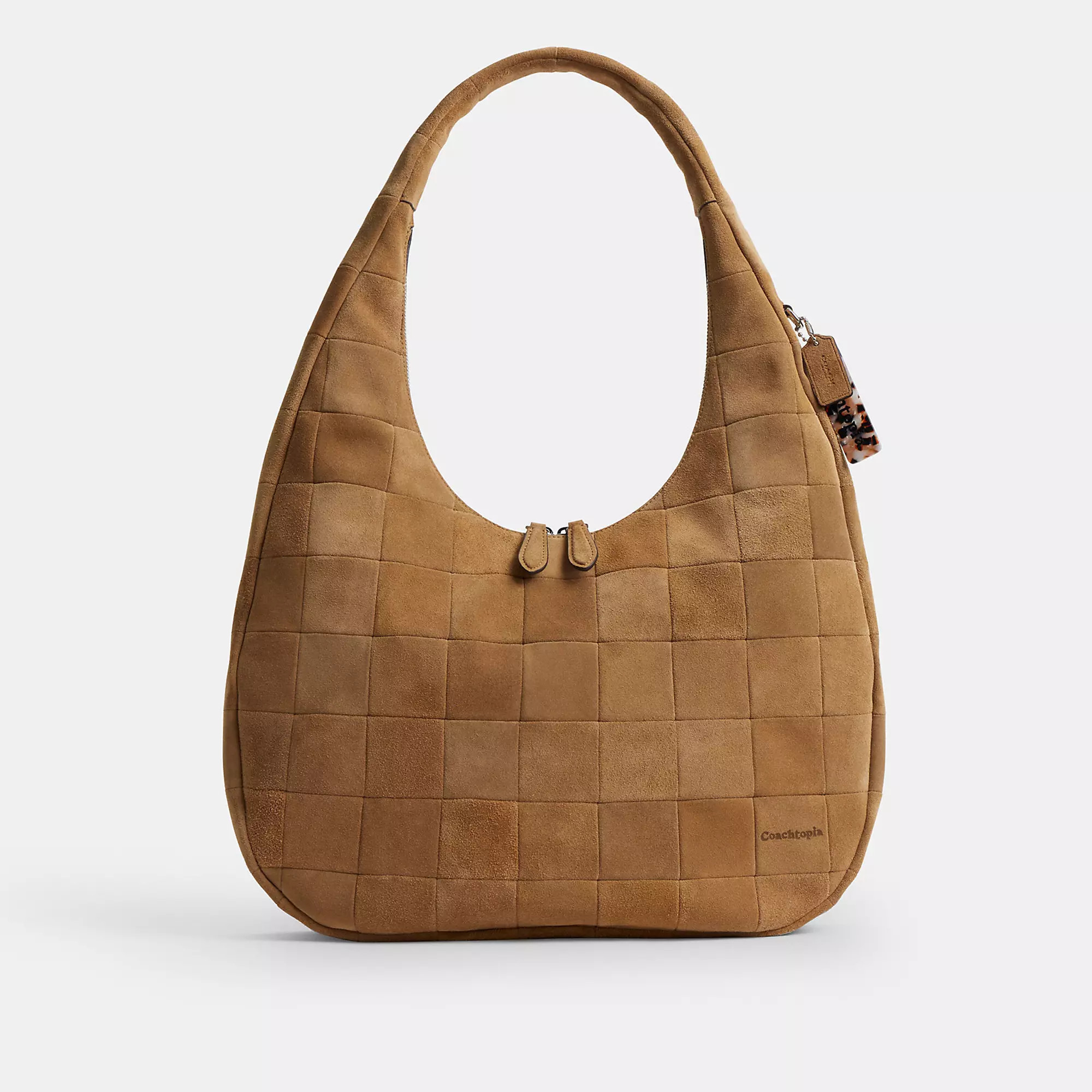 Alter/Ego Large Crescent Shoulder Bag In Upcrafted Suede | Coach (US)