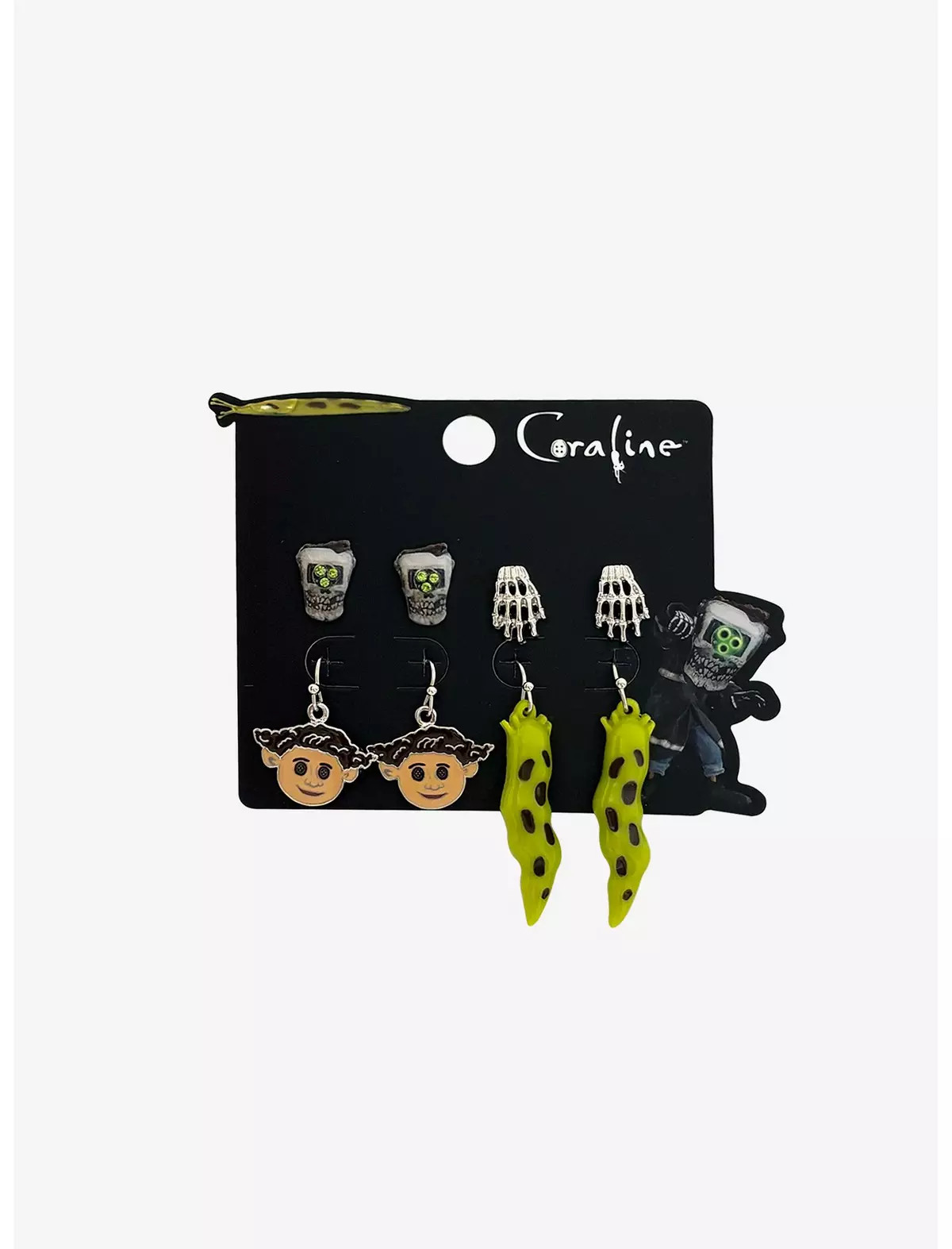 Coraline Wybie Earring Set | Hot Topic | Hot Topic