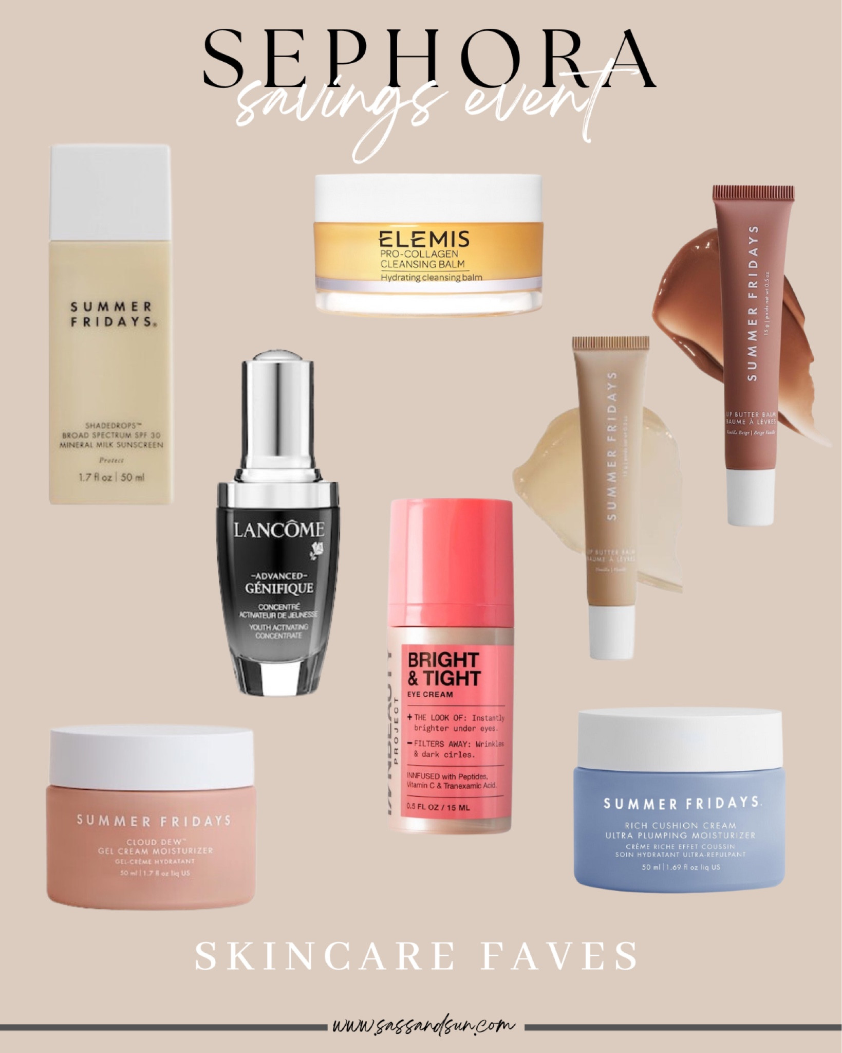 Some of my favorite skincare to get on sale during the Sephora savings event! 

#LTKxSephora #LTKsalealert #LTKfindsunder50