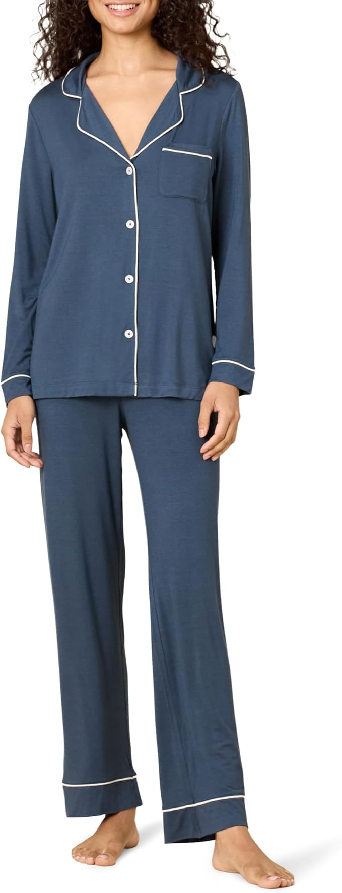 Amazon Essentials x Sofia Grainge Women's Long Sleeve Pajama Set | Amazon (US)