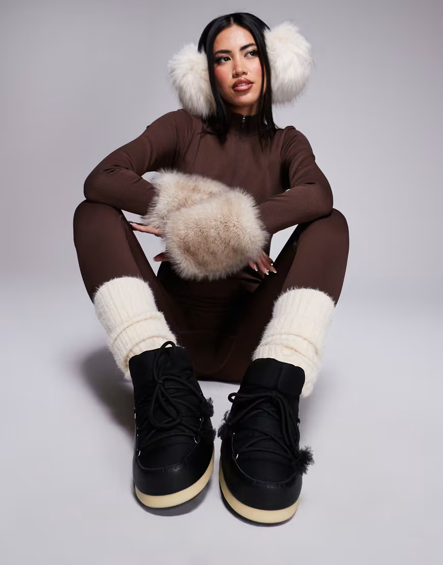 Moon Boot - EVX Pumps - Après-ski - Noir | ASOS (Global)