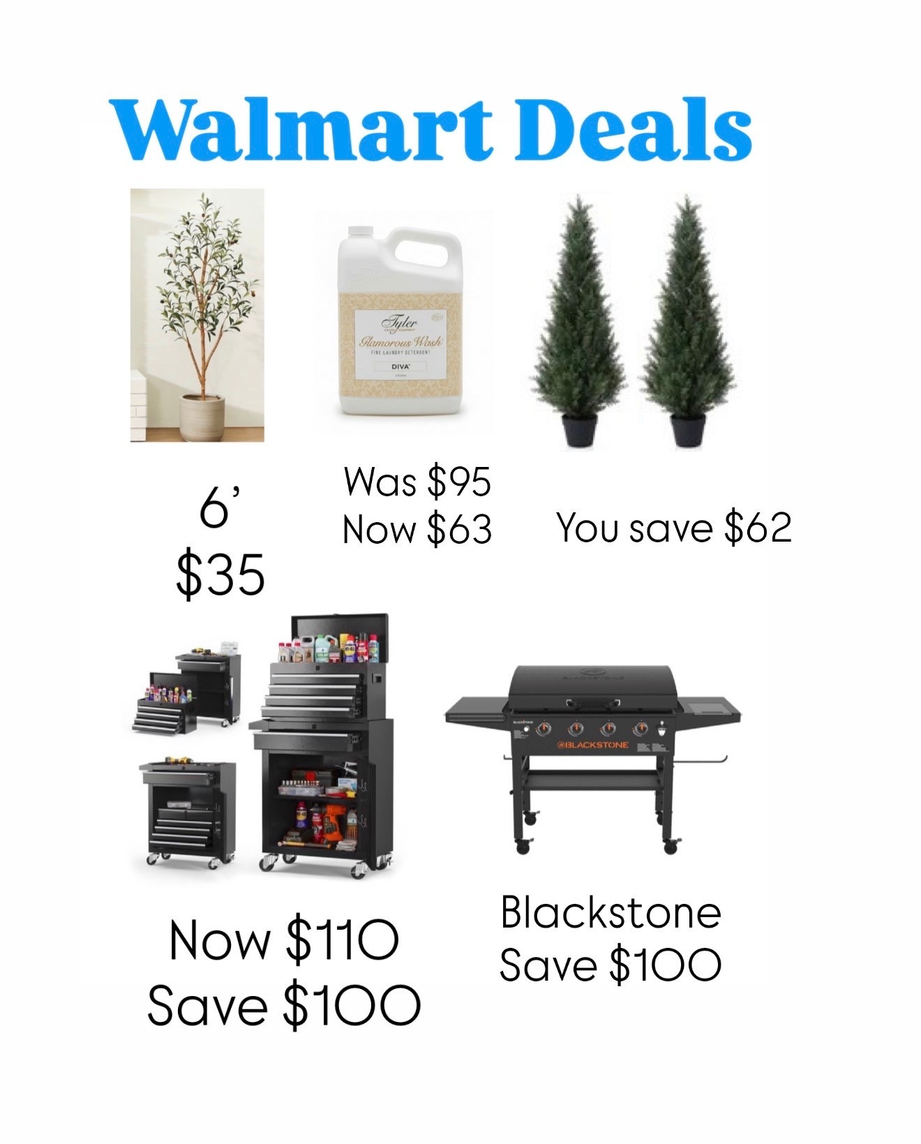 Walmart deals save big now

#LTKSaleAlert