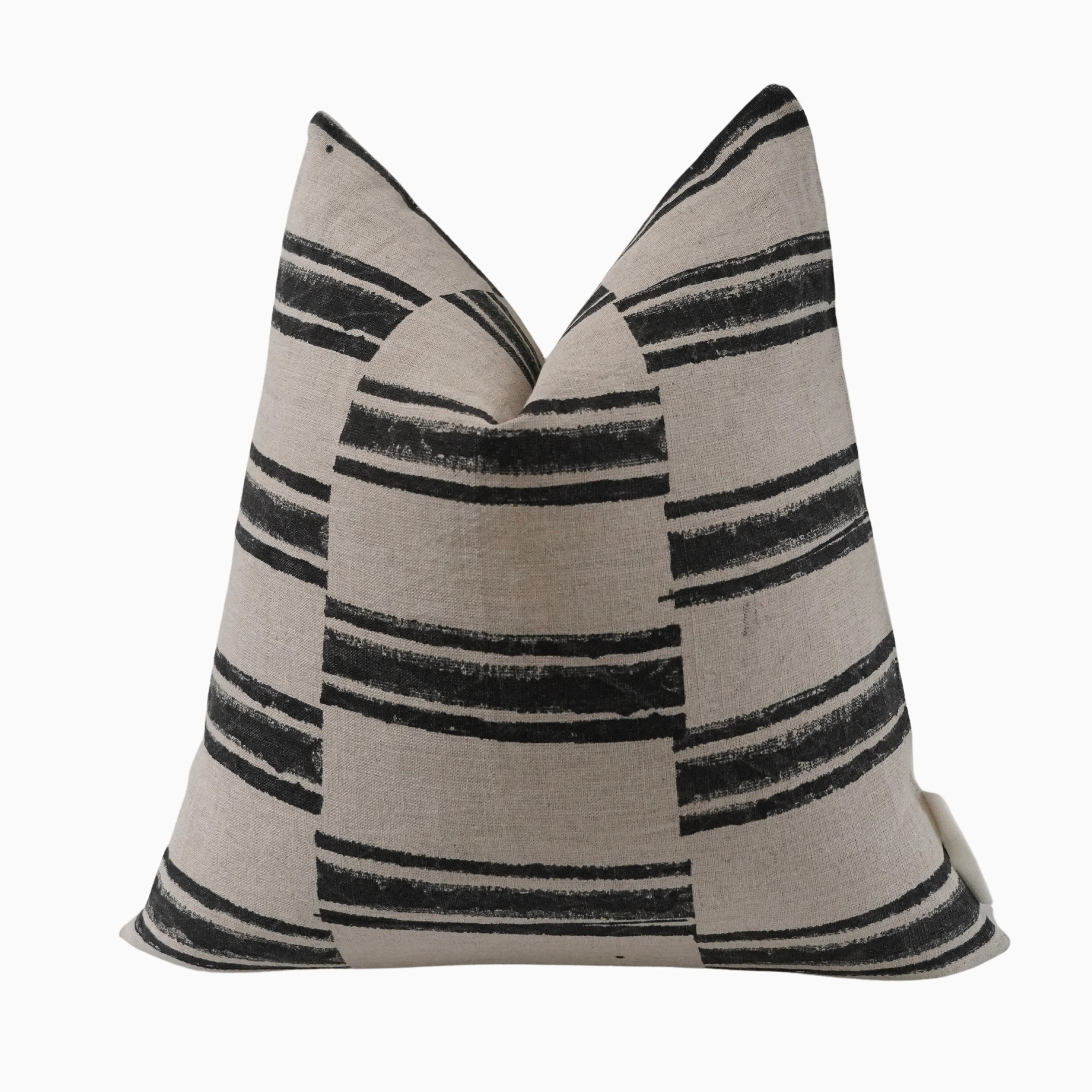 CHIKA - Indian Hand Block Linen Pillow Cover | Ruffled Thread