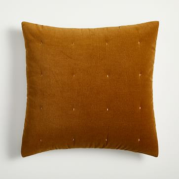 Classic Cotton Velvet Tack Stitch Quilt & Shams | West Elm (US)