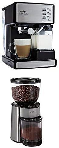 Mr. Coffee Cafe Barista Espresso Maker and BVMC-BMH23 Automatic Burr Mill Grinder Bundle | Amazon (US)