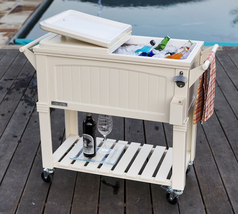 Permasteel Hyannis Stand-up Cooler with Bottle Opener | Pottery Barn (US)