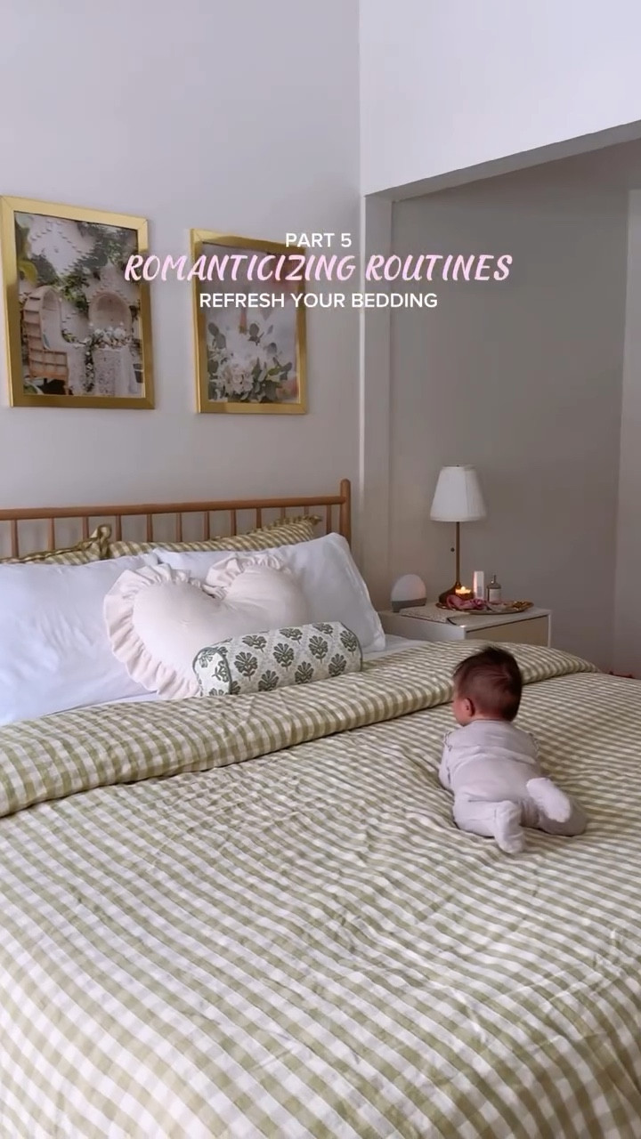 Nothing beats fresh bedding, especially in the spring! 🌼

#LTKhome #LTKSeasonal #LTKVideo
