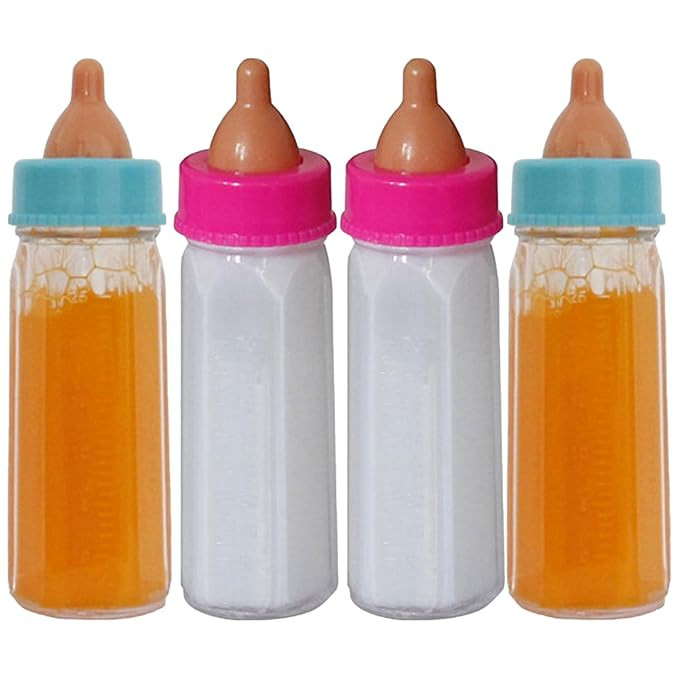 Magic Baby Doll Bottle Toy, Milk Bottle Juice Bottle Doll Bottle with Disappearing Liquid, Strang... | Amazon (US)