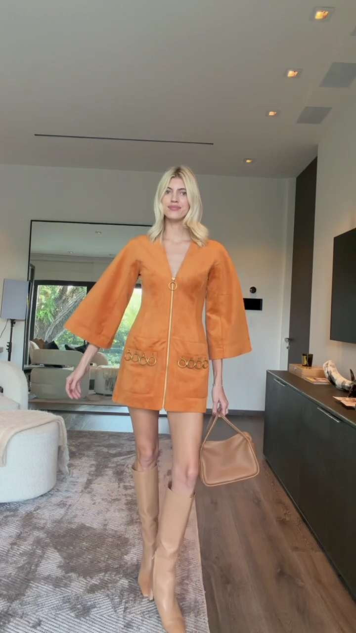 Starting off strong! Love this burnt orange suede dress ✨🍂 So fun, cute & girly! 

 #LTKSeasonal #LTKStyleTip #LTKShoeCrush
