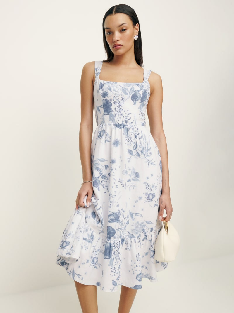 Bucatini Linen Dress | Reformation (Global)