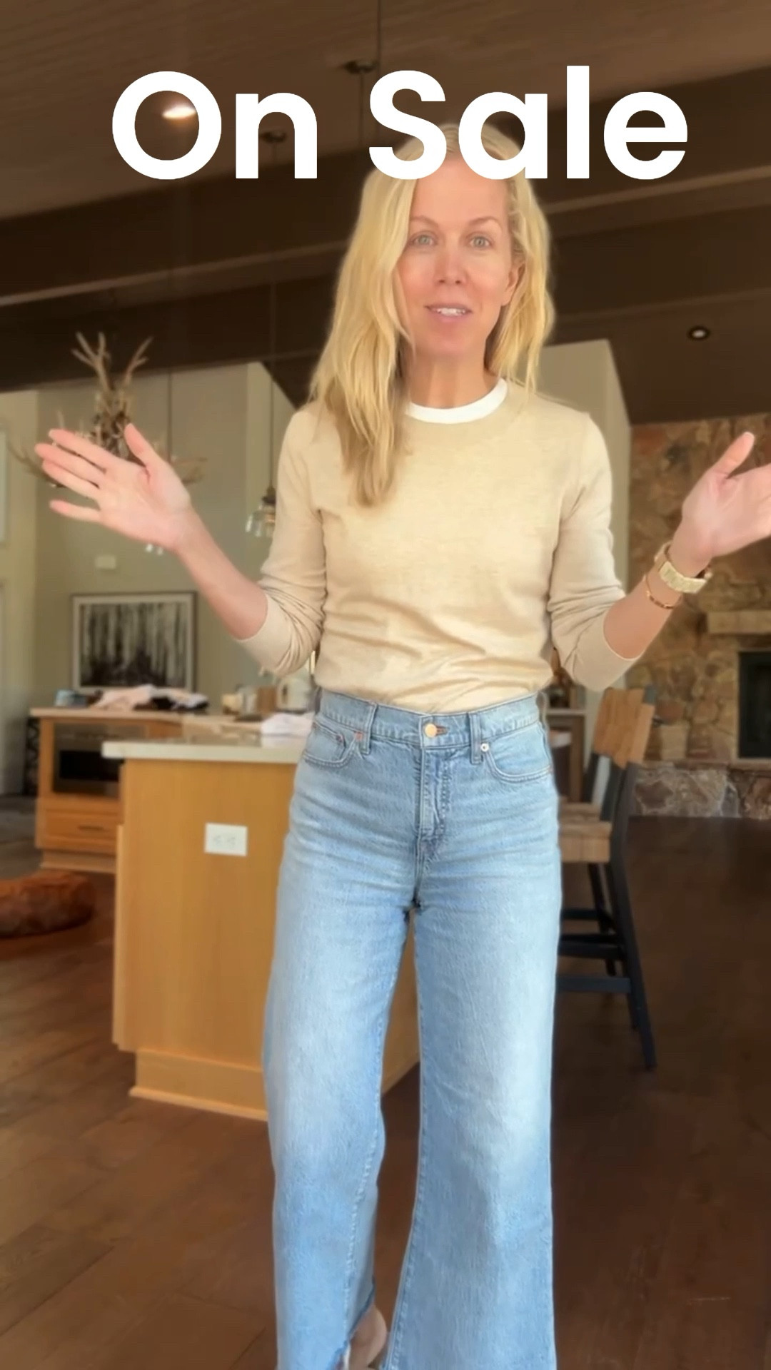 Best J.Crew Factory wide leg jeans on major sale!

$59.95 marked down from $128. These are such fab jeans for the price. Come in a darker wash and black as well 🙌🏼

Sizing:
Gretchen sized down one and is in a 26 in the jeans. She is 5’7."