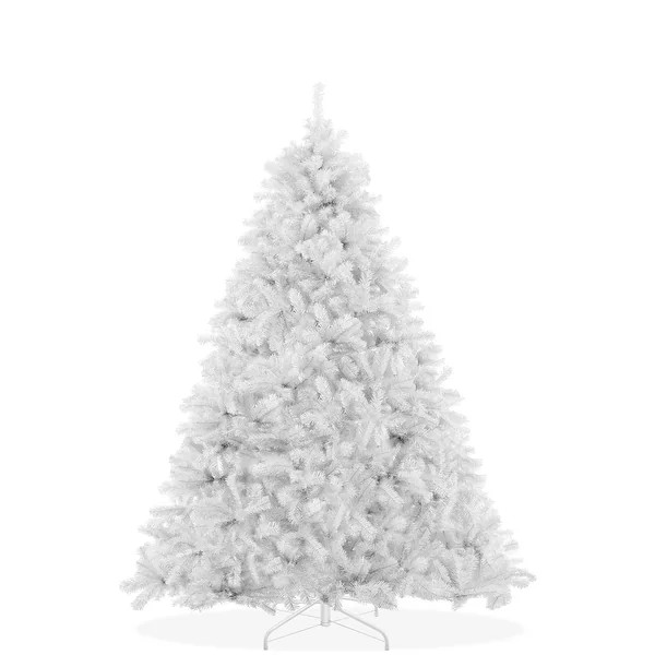 4.5ft White Spruce Artificial Holiday Christmas Tree with Metal Stand - 4.5 ft | Bed Bath & Beyond