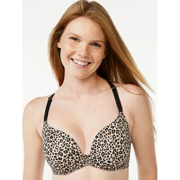 Joyspun Women's Smoothing T-Shirt Bra, Sizes to 42DD - Walmart.com | Walmart (US)
