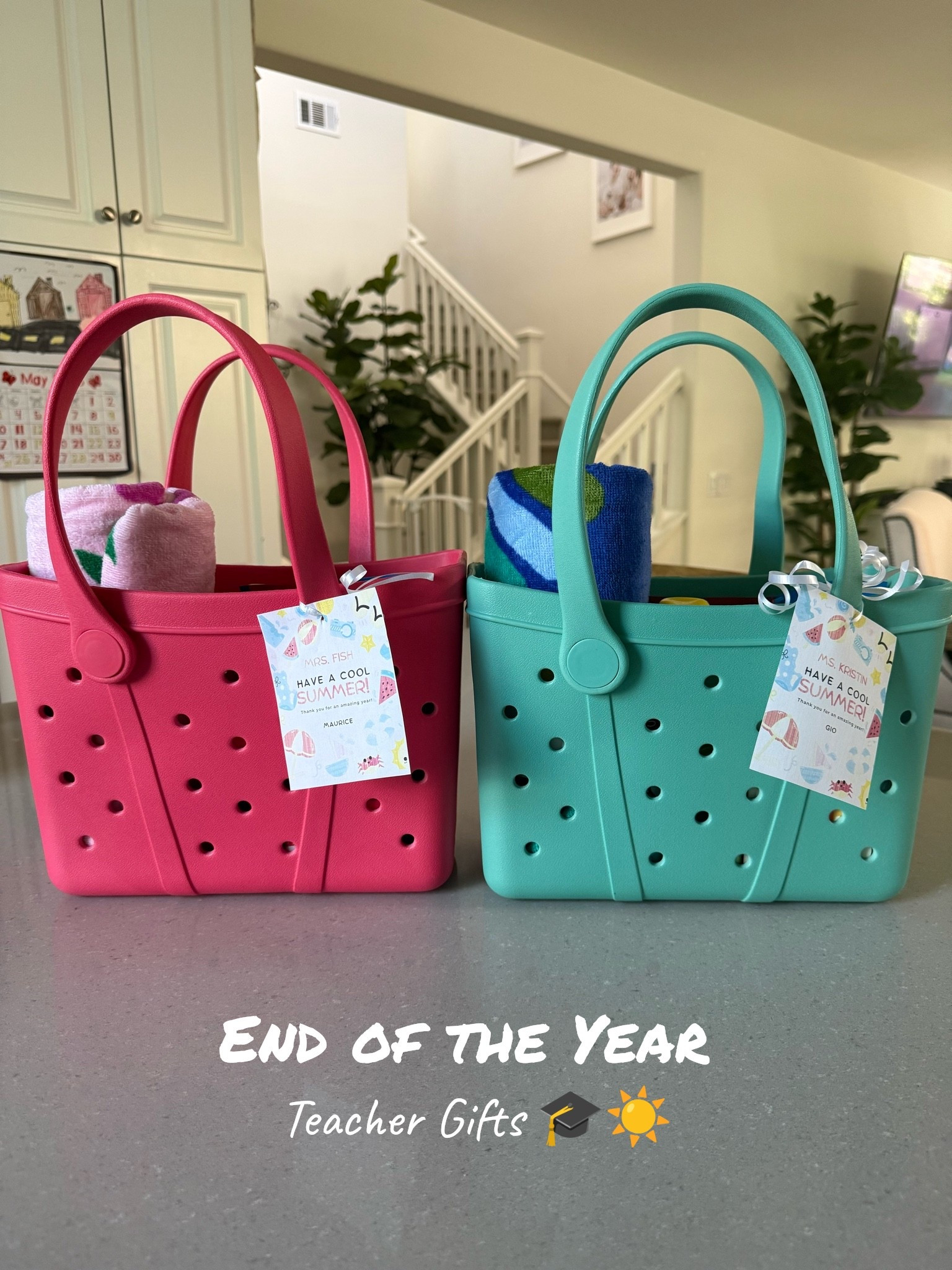 End of the year Teacher gift idea 🎓☀️ 
These little bags were the perfect way to gift some items to our teachers for an end of the year gift! I got the smaller size, but the bigger ones are stocked in more colors. 

Teacher gift ideas, end of the year gift ideas, rubber tote bag, summer theme gift idea, mom life, Kindergarten Mom, Preschool Mom, gift ideas for the teachers, summer theme gift idea

#LTKmomlife #LTKdayinmylife #LTKSeasonal