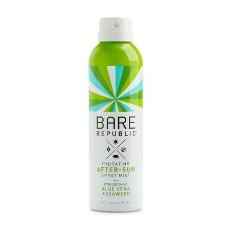Bare Republic Hydrating After-Sun Aloe & Seaweed Spray Mist, No Rub Application, Lightweight & Non-S | Walmart (US)