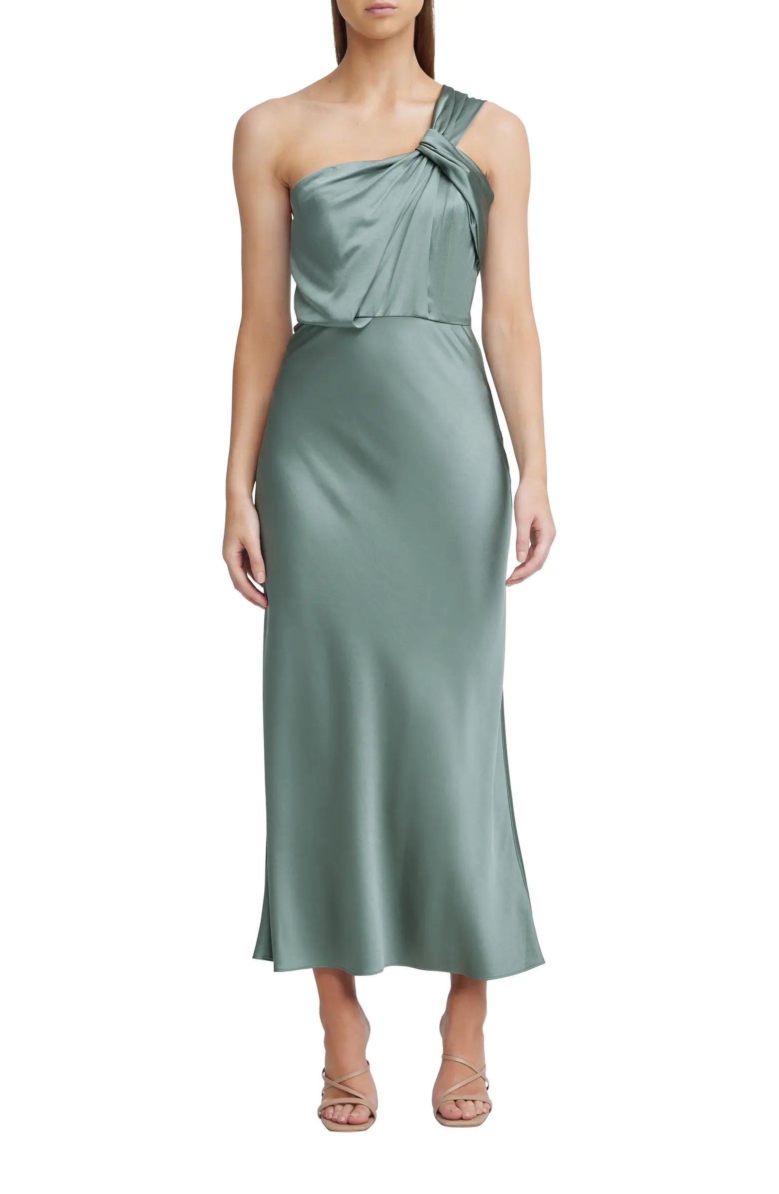 Significant Other Macy One-Shoulder Satin Bridesmaid Dress | Nordstrom | Nordstrom