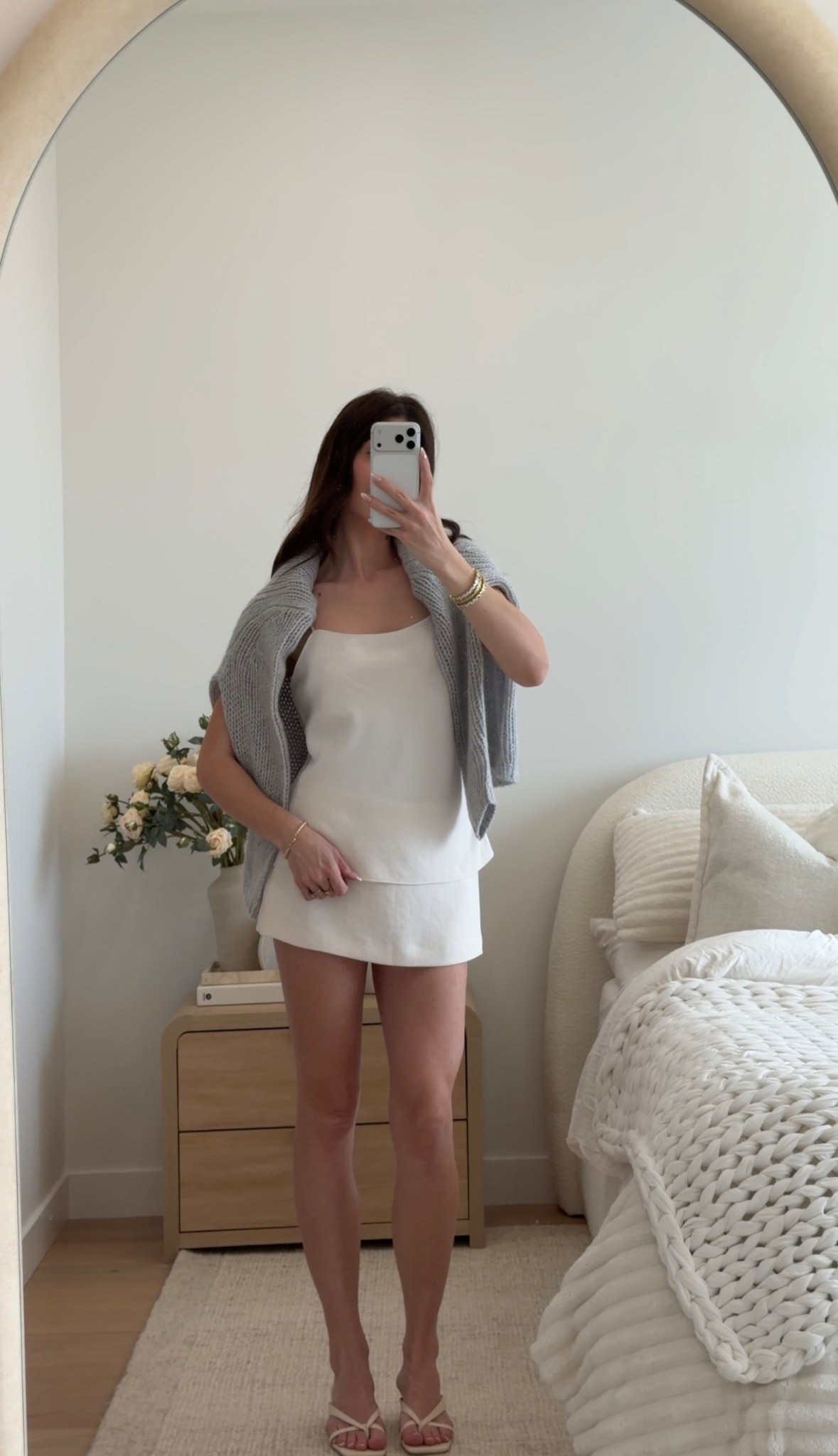 Top: small, skort: size 4, sweater: small 