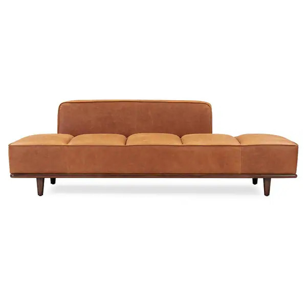 Poly & Bark Jasper Daybed - Full Grain Genuine Italian Leather - Bed Bath & Beyond - 29062821 | Bed Bath & Beyond