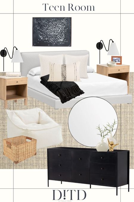 A modern, functional teen room complete with timeless pieces and youthful accents. To shop the rest of the design, head to the DITD shop! 

#LTKhome
