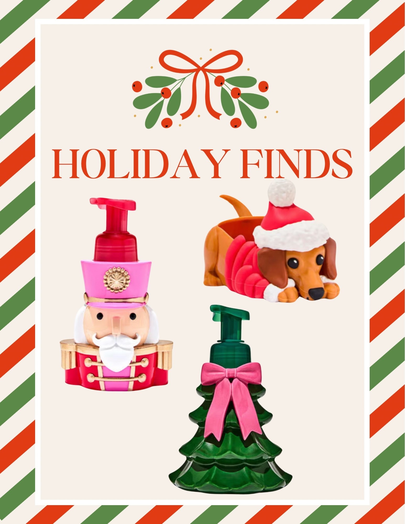 These holiday soap dispensers are the cutest Christmas finds! They would make great hostess gifts, gifts for her, and stocking stuffers.

#LTKHome #LTKGiftGuide #LTKHoliday