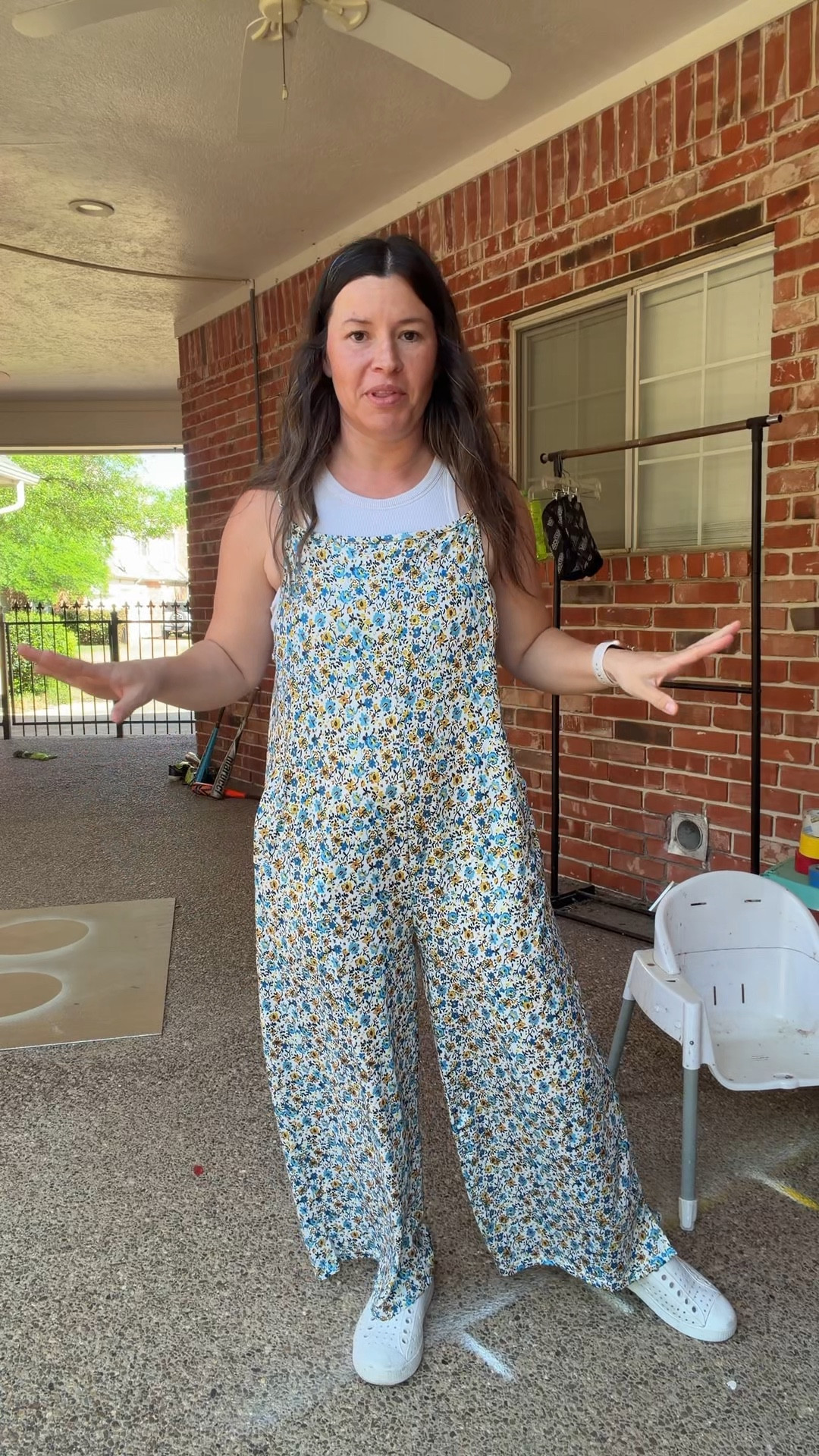 Love this cozy floral romper! 

5’2” 135 lbs wearing small

Perfect vacation outfit, travel outfit, spring outfit, summer outfit

So comfortable! Also wearing with my favorite bra tanks.

#LTKPetite #LTKOver40