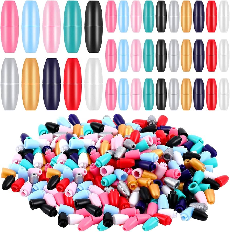 WILLBOND 100 Pcs Breakaway Clasps for Necklace Plastic Safety Bracelet Clasps for Lanyard Bead Ba... | Amazon (US)