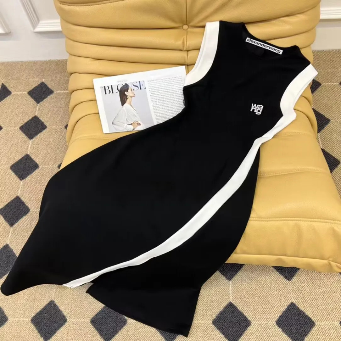 Alexander Wang Dupe Sports Bra Fashion Clothing T Shirt Knitted Shirts For Women Black White From... | DHGate