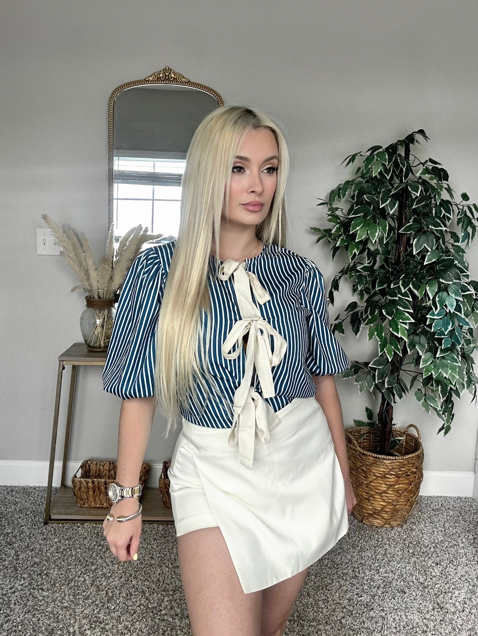 Simple details, big statement 🎀 #ootd 

#LTKStyleTip