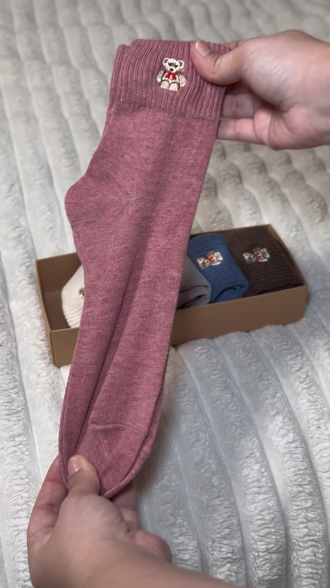 The cutest teddy socks 😍