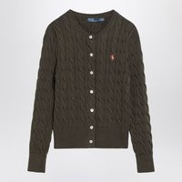 Polo Ralph Lauren Olivenkabel -Strick -Baumwoll -Cardigan | Balardi (US & Canada)