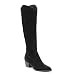 Coutgo Women Knee High Boots Wide Calf Chunky Heel Pointed Toe Zip Boots | Amazon (US)