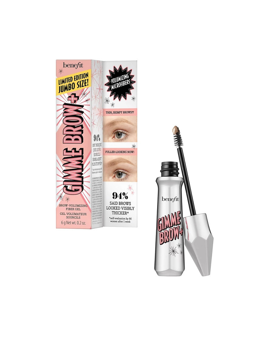 Benefit Cosmetics Gimme Brow+ Tinted Volumizing Eyebrow Gel Jumbo Save 21%-Brown | ASOS (Global)