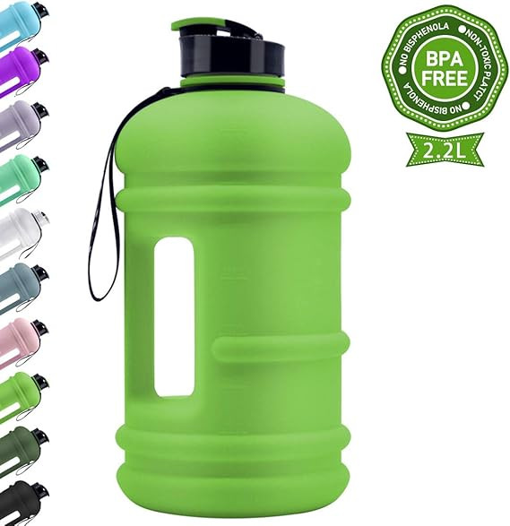 TOOFEEL Dishwasher Usable Large 2.2L Water Jug Big Reusable Sports Water Bottle 75oz Half Gallon ... | Amazon (US)