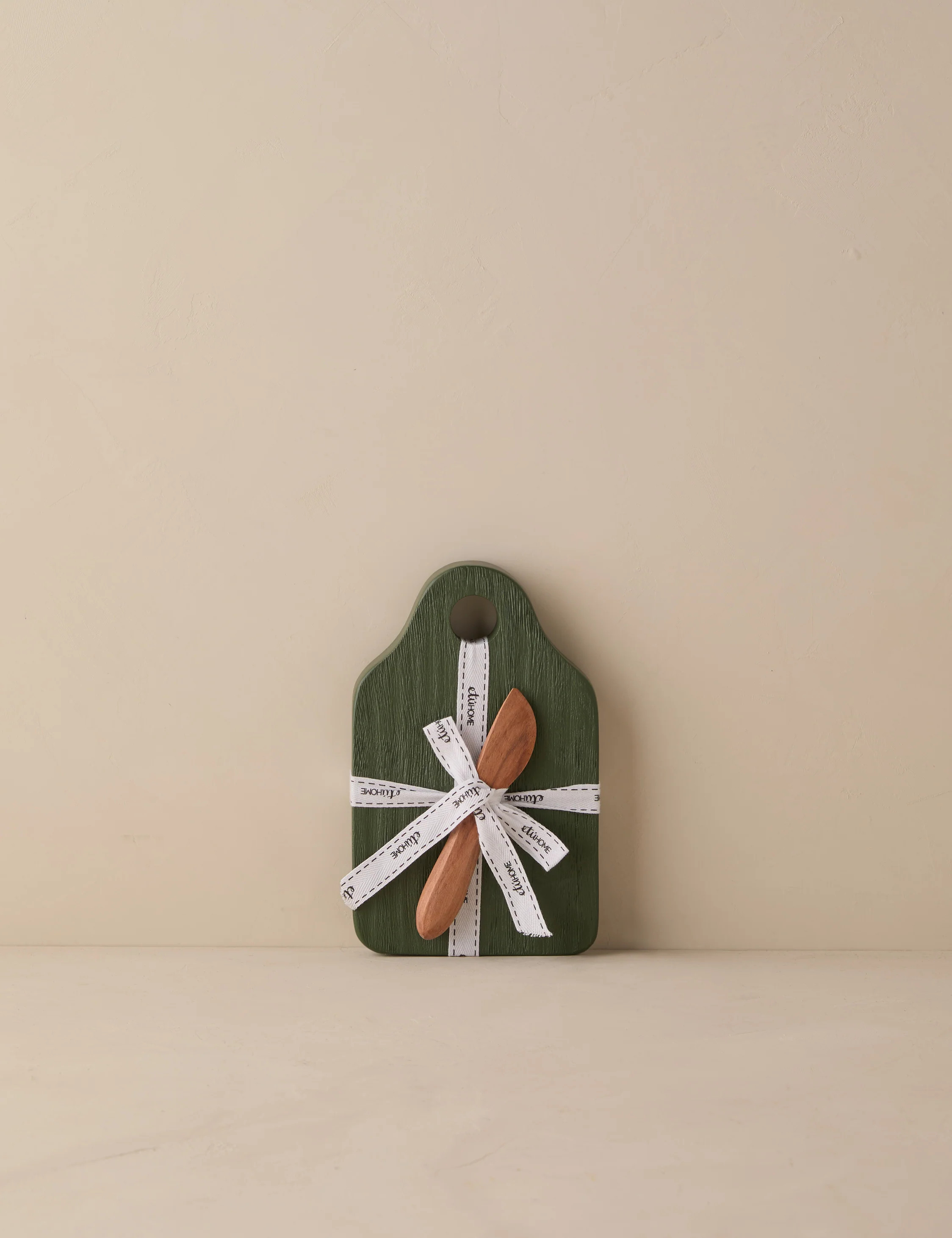 Dutch Cheese Board with Spreader by et�HOME, Green | Lulu and Georgia 